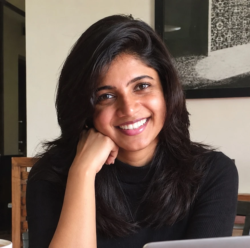 Portrait of Vindhya Umapathy, Design Strategist, Researcher, Creative Facilitator